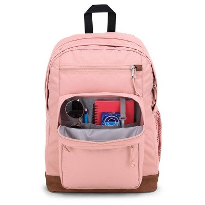 JanSport Cool Student 17.5" Backpack - Pink: Laptop-Friendly Structured Bookbag