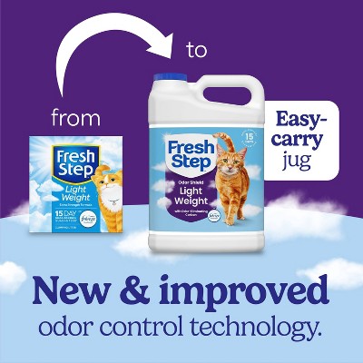 Fresh Step Lightweight Odor Shield Scented Clumping Kitty and Cat Litter - 11.5lbs