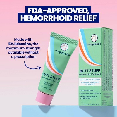 Megababe Butt Stuff Maximum Strength Hemorrhoid Ointment - 1.25oz