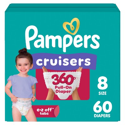 Pampers Cruisers 360 Diapers Enormous Pack - Size 8 - 60ct