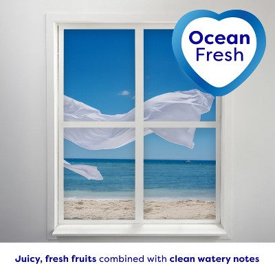 Suavitel Refresher Fabric Rinse, 4X Odor Action, Ocean Fresh Scent - 25.5 fl oz: Paraben-Free, Bleach-Free, Phosphate-Free