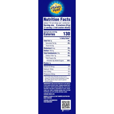 Honey Maid Honey Graham Crackers - 14.4oz