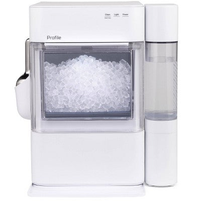 GE Appliances Opal 2.0 Ultra Nugget Ice Maker with Side Tank and Scale Inhibiting Filter White (LOCAL PICKUP ONLY)