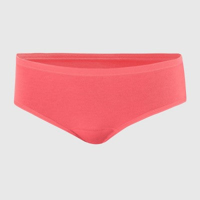 Hanes Girls' 4pk Hipster Period Underwear Moderate Protection - colors may vary 8