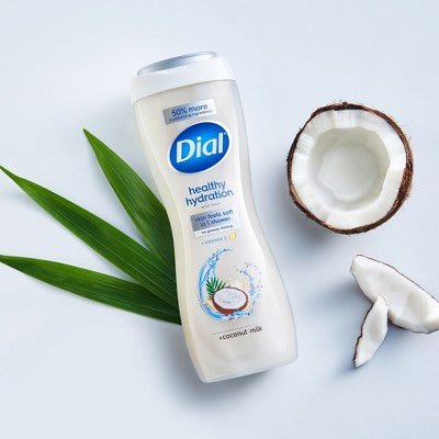 Dial Healthy Hydration Body Wash - Coconut Milk - 16 fl oz
