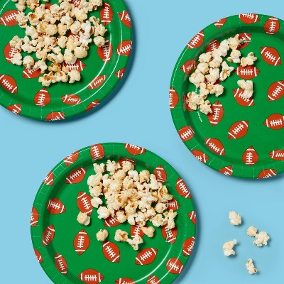 Disposable Dinnerware Paper Plates 10" - Football - 24ct - up&up