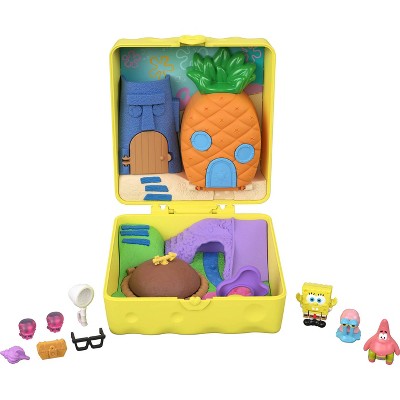 Polly Pocket Micro Dolls and Playset, SpongeBob Partnership Compact