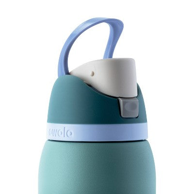 Owala 40oz FreeSip Stainless Steel Water Bottle - Misty Meadow: Insulated, Leakproof, BPA-Free