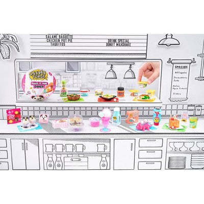 MGA's Miniverse Make It Mini Diner Series 4: Includes Accessory Pieces