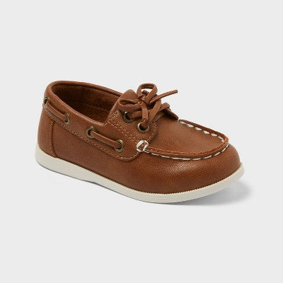 Toddler Hampton Boat Shoes - Cat & Jack Cognac 10T