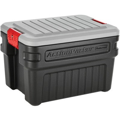 Rubbermaid 24gal Action Packer Tote Black (LOCAL PICKUP ONLY)