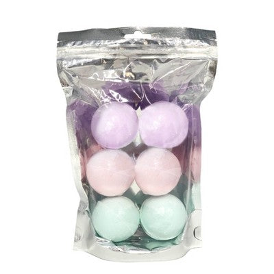 6pc 10.6oz Bath Bomb Set - Spritz: Rose Scented Bath Soaks for Kids, Ages 5+, Normal Skin, Gusseted Bag