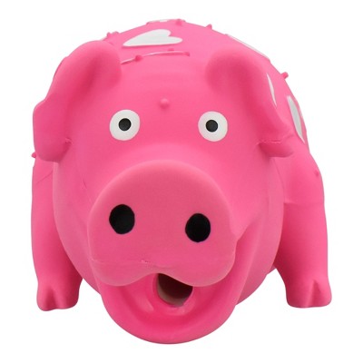 Multipet Pig Interactive Dog Toy - Pink