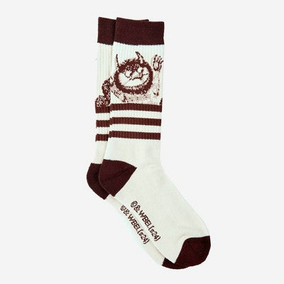 Men's Where the Wild Things Are Athletic Crew Socks - Off-White 6-12