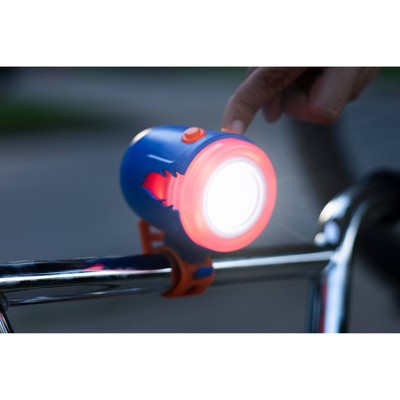 Brightz Ride LED - Flame: Silicone & ABS Bike Light, Handlebar & Seat Post Mount