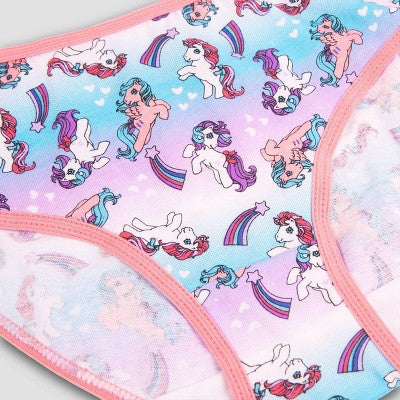 Girls' My Little Pony 7pk Cotton Briefs - 4