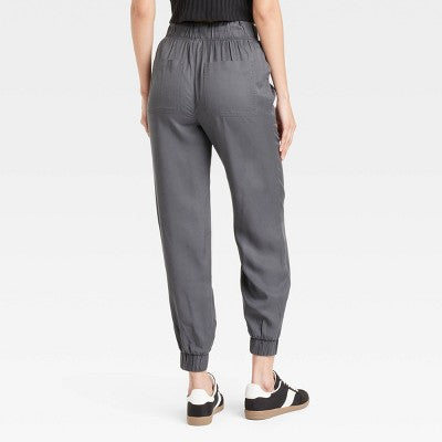 Women's High-Rise Joggers Gray XS