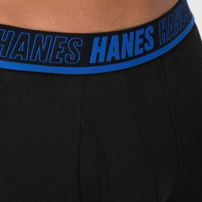 Hanes Men's Anti-Chafe X-Temp Boxer Briefs 3pk - Black L