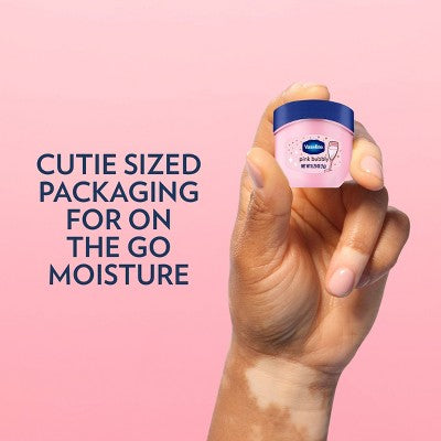 Vaseline Holiday Limited Edition Lip Balm - Pink Bubbly Cutie - Travel Size - 0.25oz