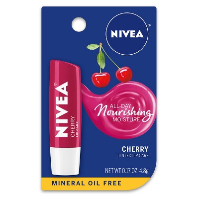 Nivea A Kiss Of Cherry Lip Care, 0.17 Oz, 1 Count