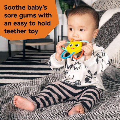 Baby Einstein Ocean Explorers Soothing Star Teether & Rattle Toy - 0-36 Months: BPA-Free, Fine Motor Skills, Easy To Grip
