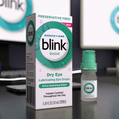 Blink Boost Preservative Free Lubricating Dry Eye Dropsfor Eye Hydration- 10ml