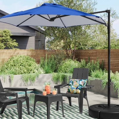 Resin Patio Accent Table Black - Room Essentials