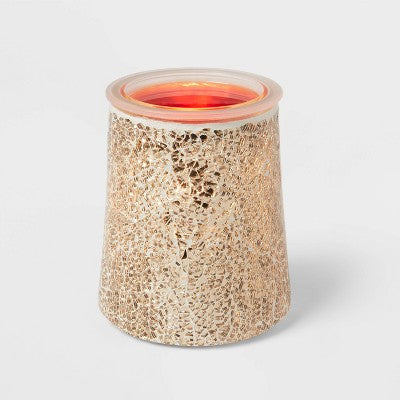 Mosaic Tile Metallic Gold Wax Warmer - Threshold