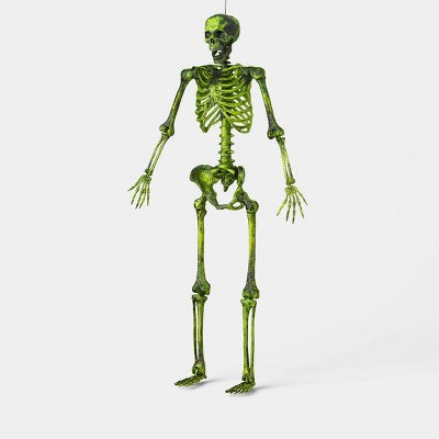 60" Pose-N-Stay Large Poseable Skeleton Halloween Decorative Prop Grim Greenery - Hyde and EEK! Boutique (LOCAL PICKUP ONLY)