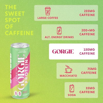 Gorgie Sparkling Power Punch Protein Energy Drink - 12 fl oz