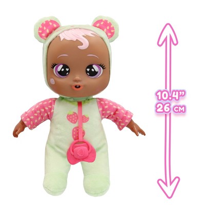 Cry Babies Meal Time Mindy: with Pink Hair, Purple Eyes, Plastic Material