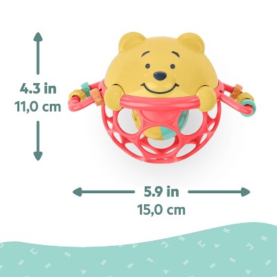 Disney Baby by Bright Starts Winnie the Pooh Jingle and Shake Rattle Toy