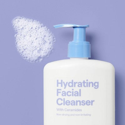 Hydrating Facial Cleanser with Ceramides - Normal to Dry Skin/Sensitive - 12fl oz - up&up