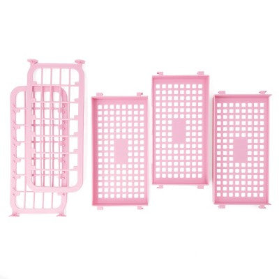 3 Tier Collapsible Shelf Pink - Bullseye's Playground