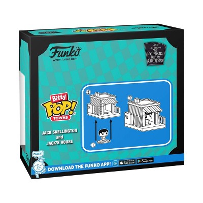 Funko Bitty POP! Town: The Nightmare Before Christmas Jack Skellington and Jack's House Figures