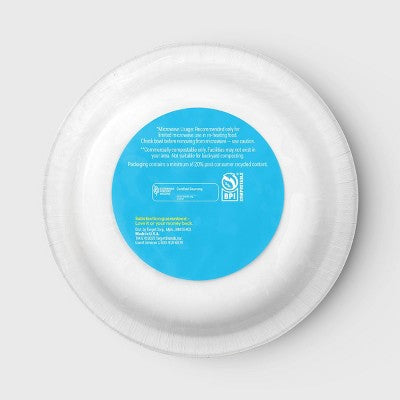 Disposable Bowls - Colorful Checkered - 20oz/20ct - up&up