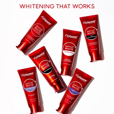 Colgate Optic White Renewal Teeth Whitening Toothpaste - High Impact White - 3.0oz
