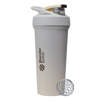 BlenderBottle 25oz Strada Stainless Steel Shaker Cup - White Gradient