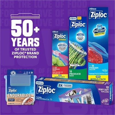 Ziploc Heavy Duty Gallon Food Storage Bags - 10ct