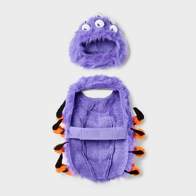 Spider Costume Dog and Cat Full Body Costumes - Boots & Barkley Purple S