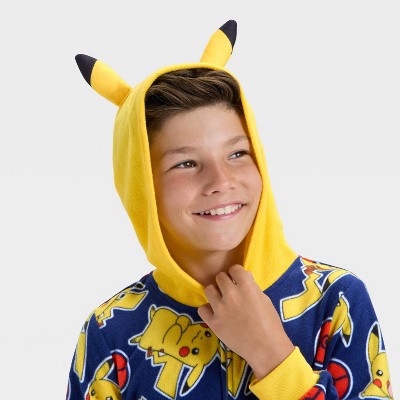 Boys' Pikachu Union Suit - Navy Blue S