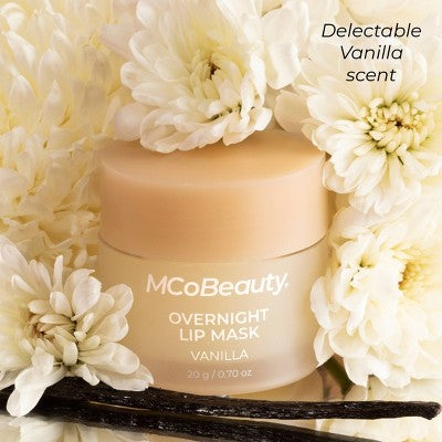 MCoBeauty Overnight Lip Mask - Vanilla - 0.7oz: Moisturizing, Smoothing, Vegan, Lip Balm