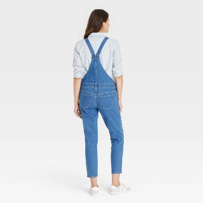 Denim Overalls Maternity Jumpsuit 8