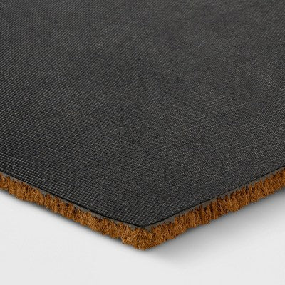 1'4"x2'4" Sunshine Vibes Rectangular Outdoor Doormat Dark Blue - Room Essentials (LOCAL PICKUP ONLY)