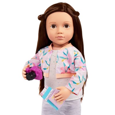 Our Generation Travel Time Storage Case with Stickers & Accessories Set for 18" Dolls