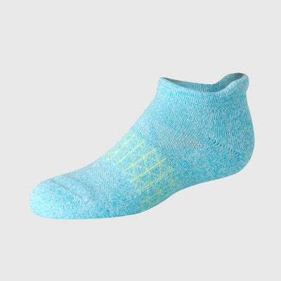 Hanes Girls' 4pk Absolute Active Heel Shield Socks - colors may vary L