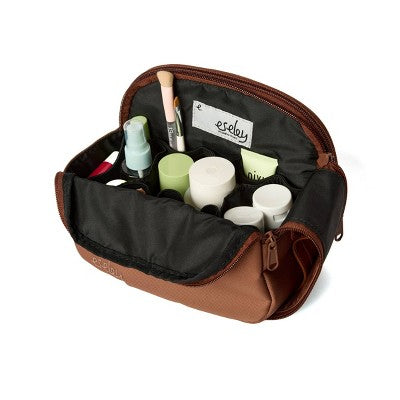 Eseley by Lindsay Albanese Beyond a Toiletry Bag - Leather Brown