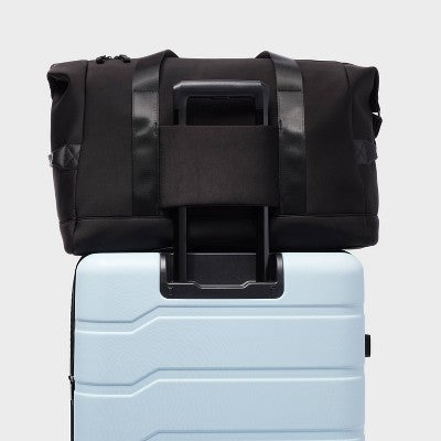 Faux Neoprene Weekender Bag - All In Motion Black: Travel Carry On