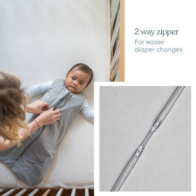 HALO Innovations Supersoft Rayon from Bamboo Sleepsack Wearable Blanket - Storm Gray - S