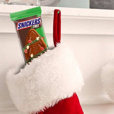 Snickers Christmas Candy Trees Single Size Chocolate - 1.1oz